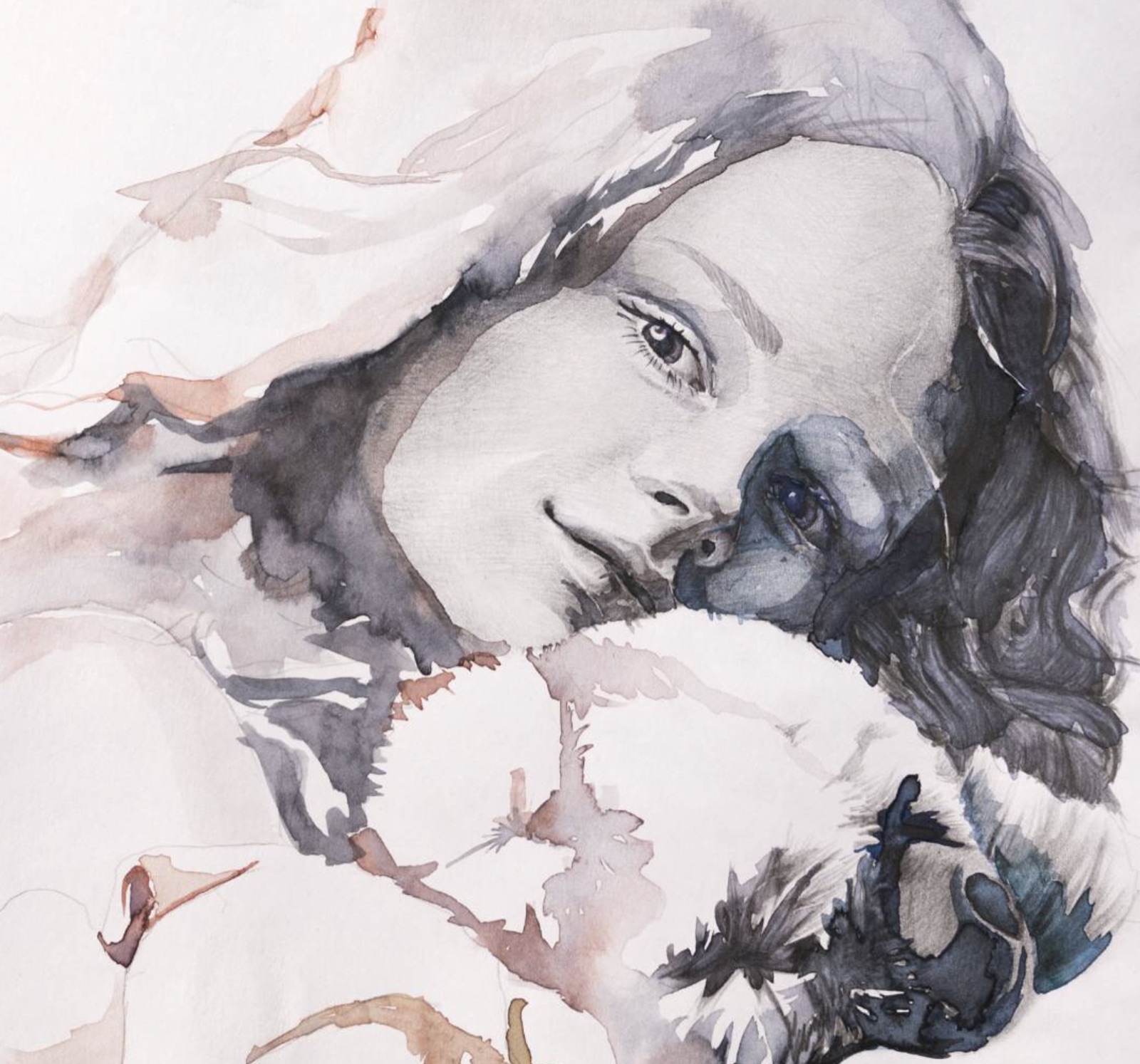 Watercolor portrait